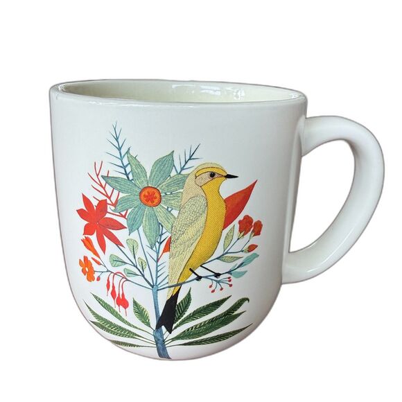 Geninne Zlatkis Bird & Flowers Mug Hallmark Ceramic Collectible Cup Vintage - Picture 1 of 4